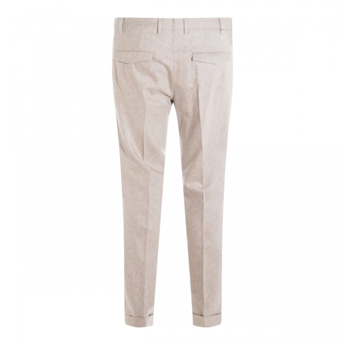 BEIGE WOOL PANTS 2