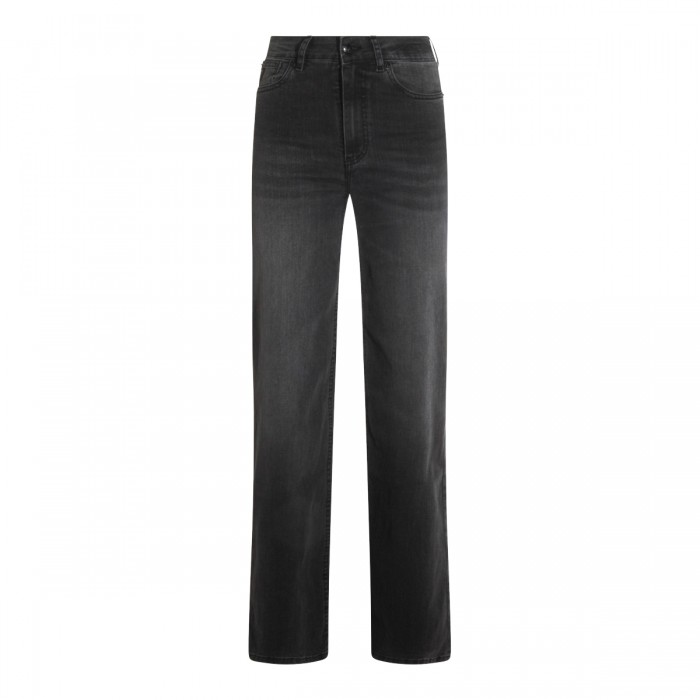BLACK COTTON DENIM JEANS