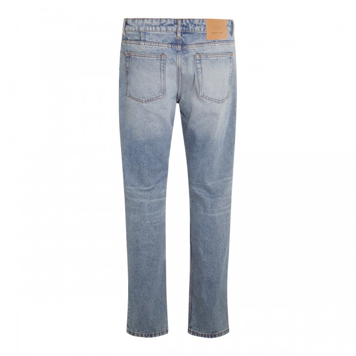 BLUE INDIGO COTTON DENIM JEANS 2