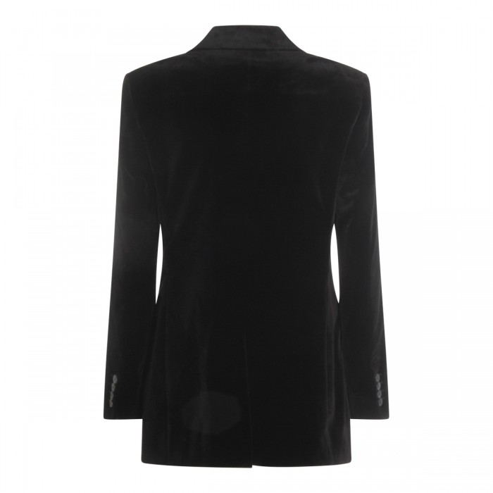 BLACK COTTON ORARIO BLAZER 2