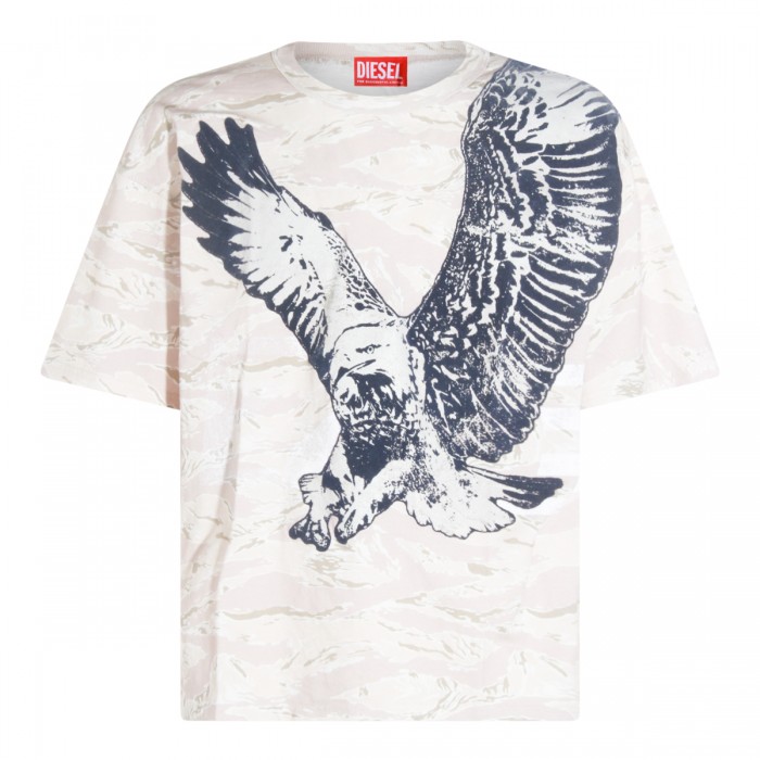 WHITE COTTON T-SHIRT