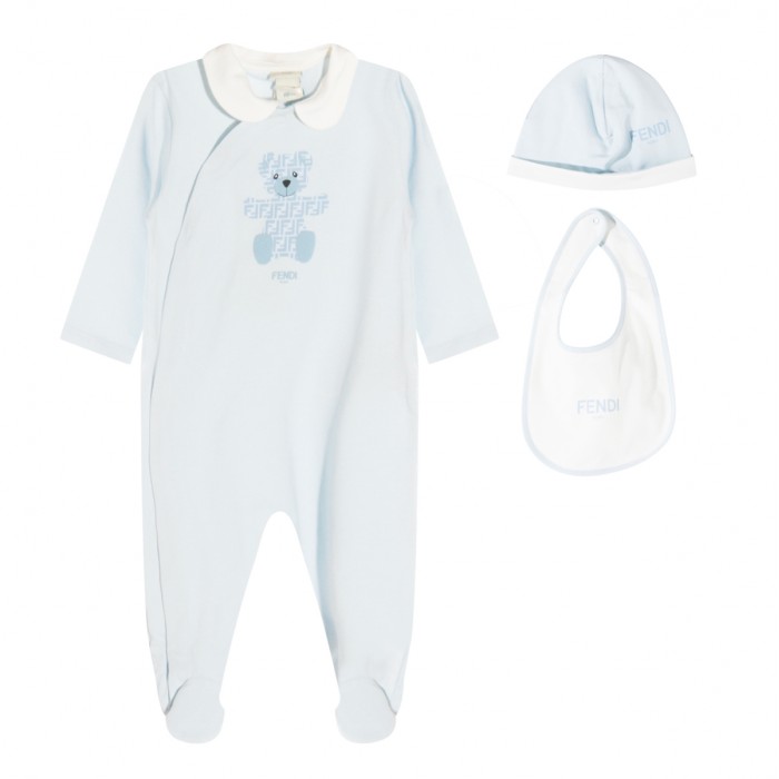BLUE COTTON JUMPSUIT