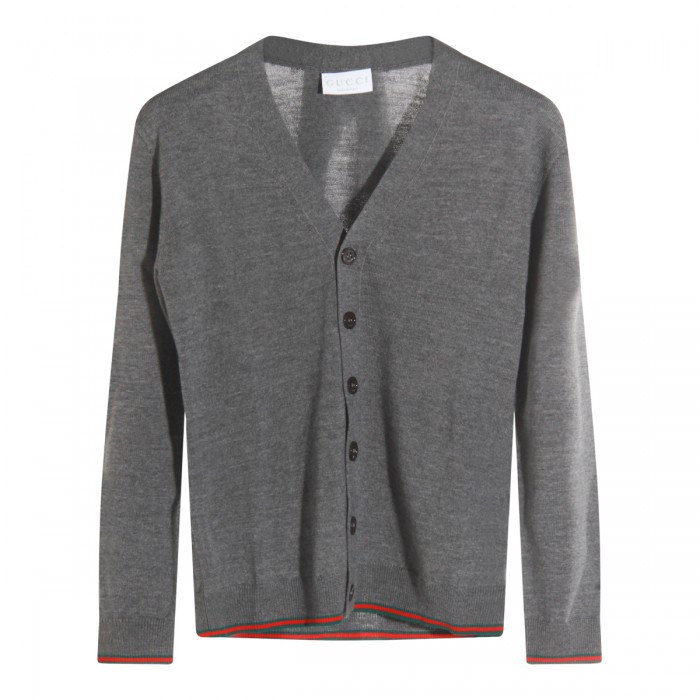 GREY WOOL KNITWEAR