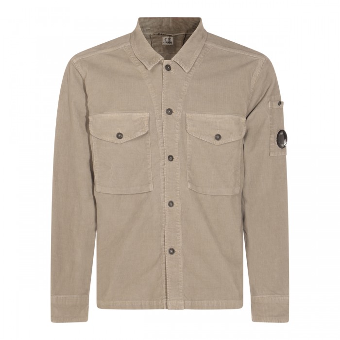 BEIGE COTTON SHIRT