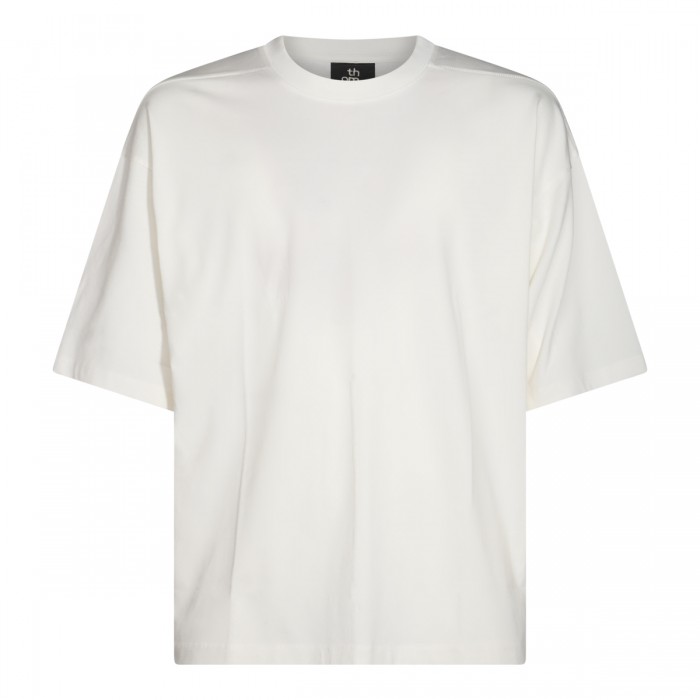 CREAM COTTON T-SHIRT