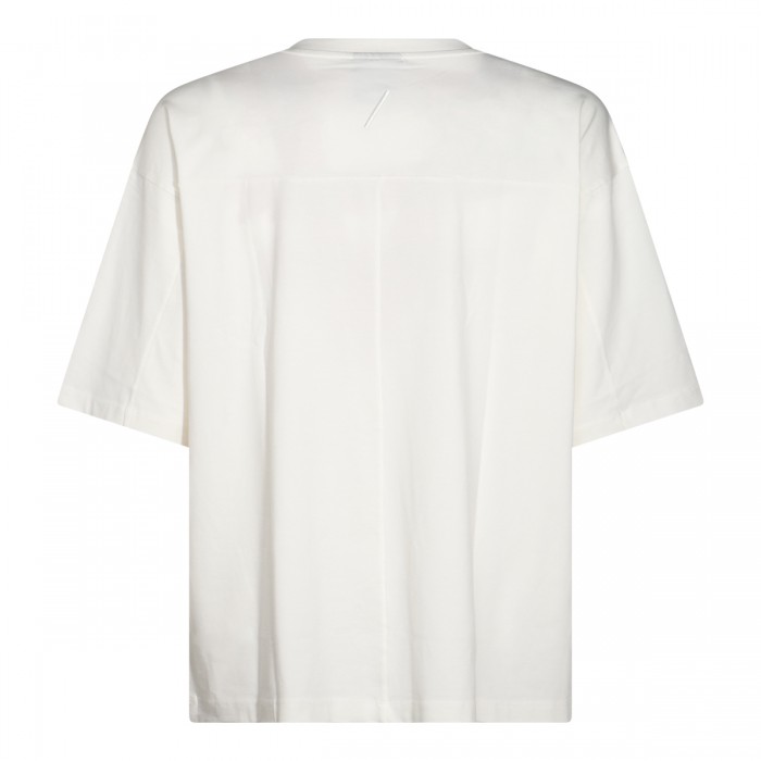 CREAM COTTON T-SHIRT 2