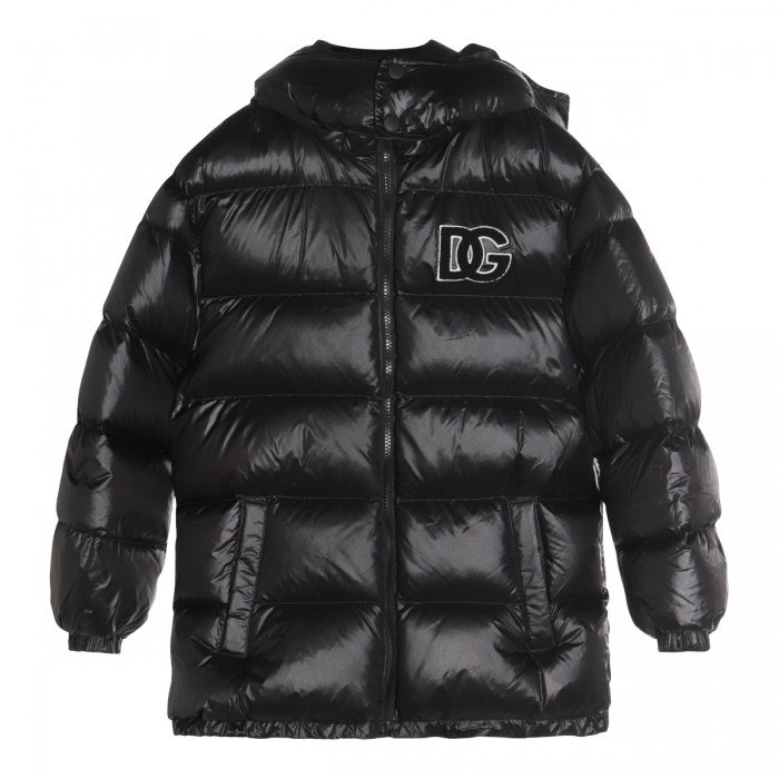 BLACK PUFFER DOWN JACKET