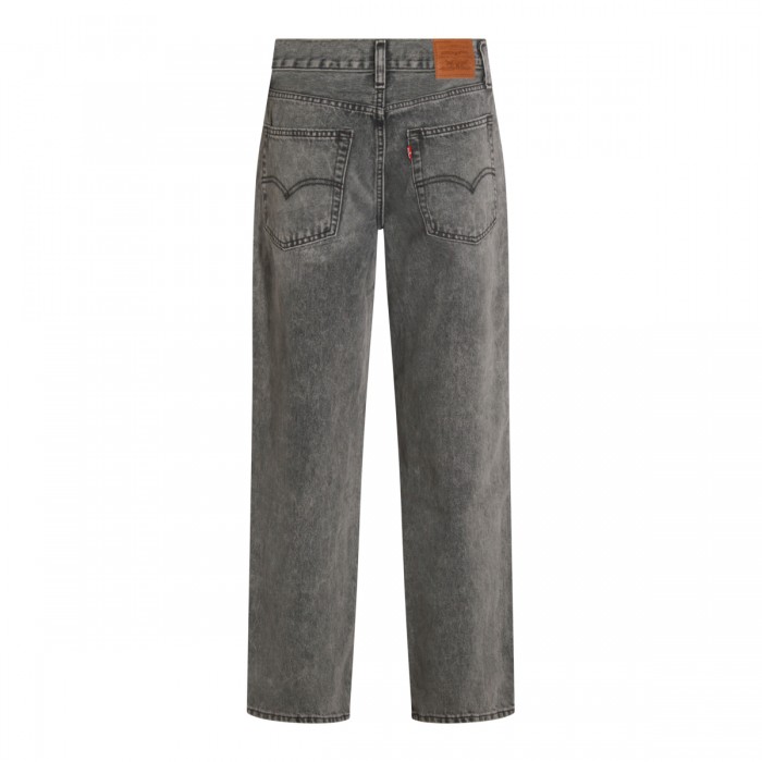 GREY COTTON DENIM JEANS 2