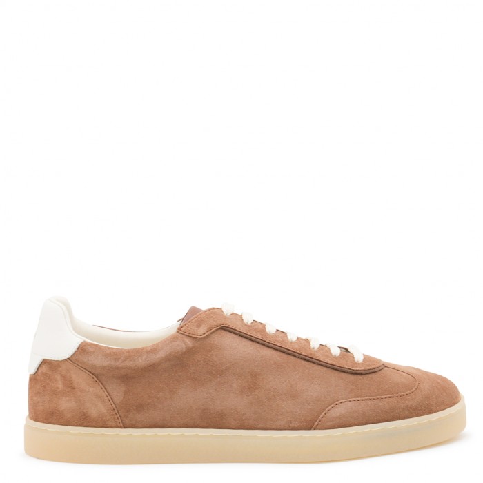 BEIGE LEATHER SNEAKERS