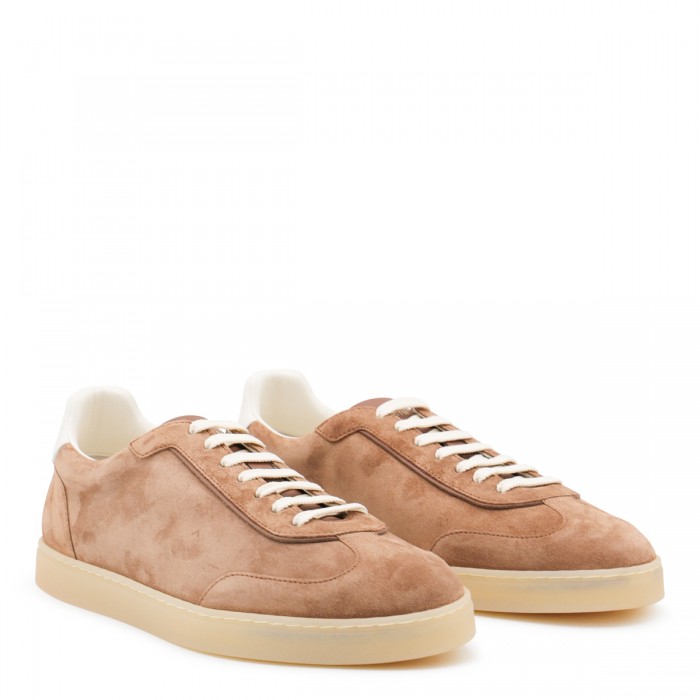 BEIGE LEATHER SNEAKERS 2