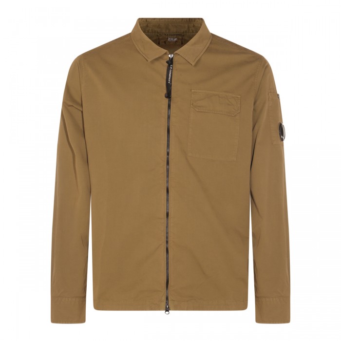 BEIGE COTTON SHIRT