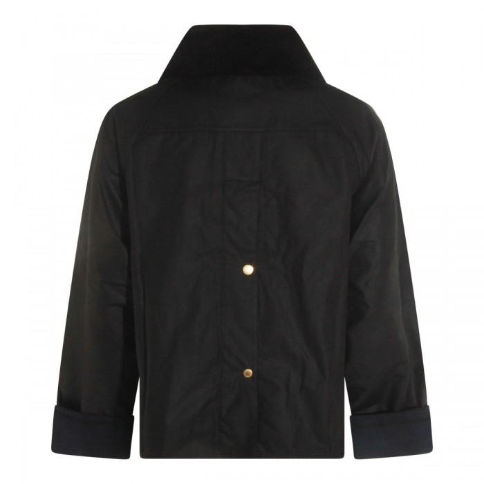 BLACK COTTON CASUAL JACKET 2