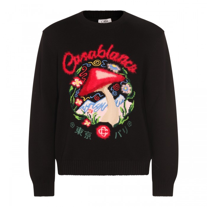 BLACK COTTON KNITWEAR