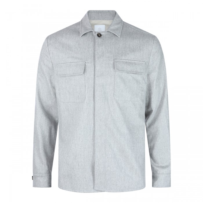 GREY WOOL SHIRT