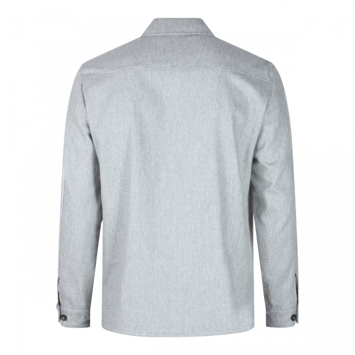 GREY WOOL SHIRT 2