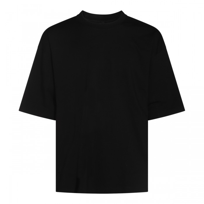 BLACK COTTON T-SHIRT