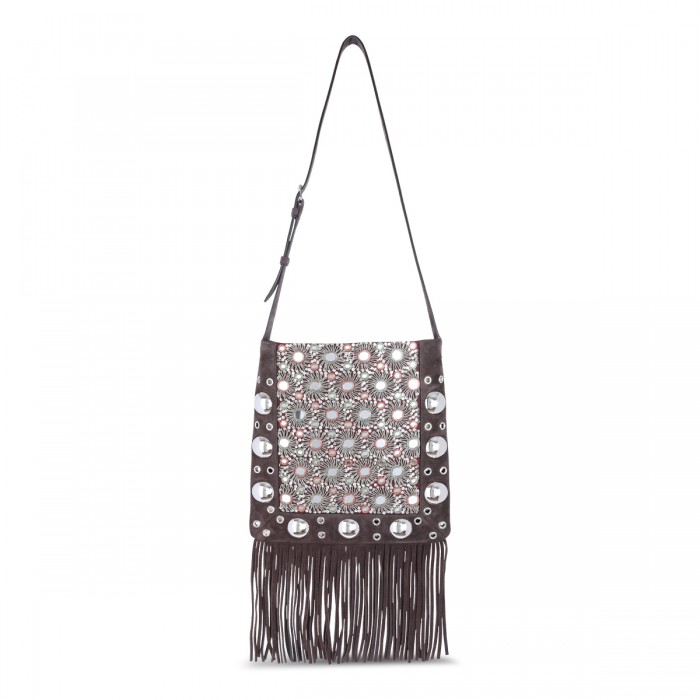 BROWN NELLCOTE SHOULDER BAG