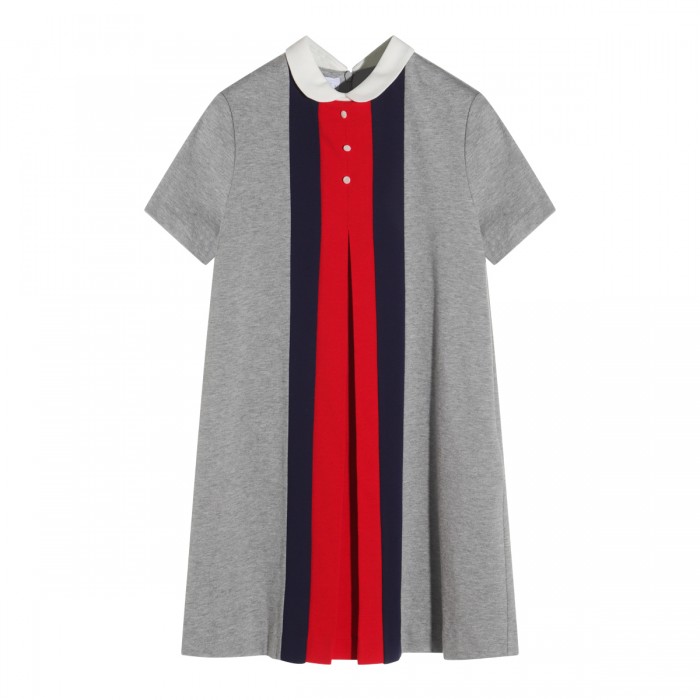 GREY COTTON DRESS