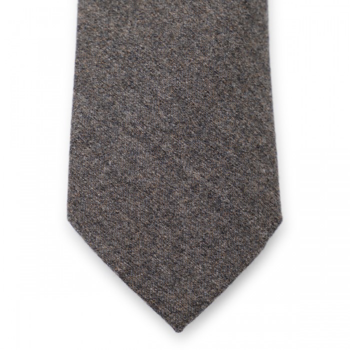 DARK GREY WOOL TIE 2