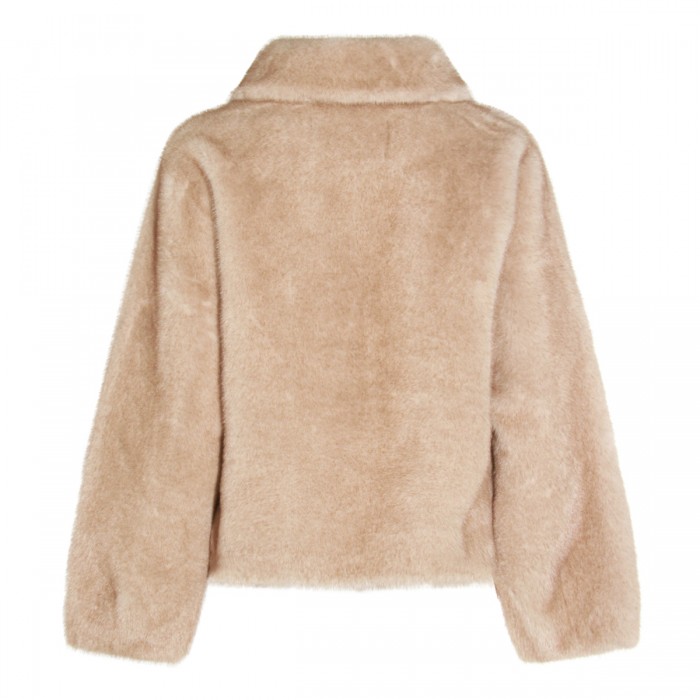 BEIGE FUR JACKET 2
