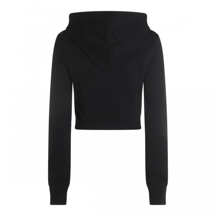 BLACK COTTON SWEATSHIRT 2