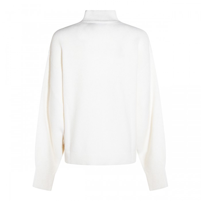 WHITE WOOL KNITWEAR 2