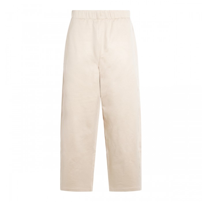 BEIGE SILK PANTS