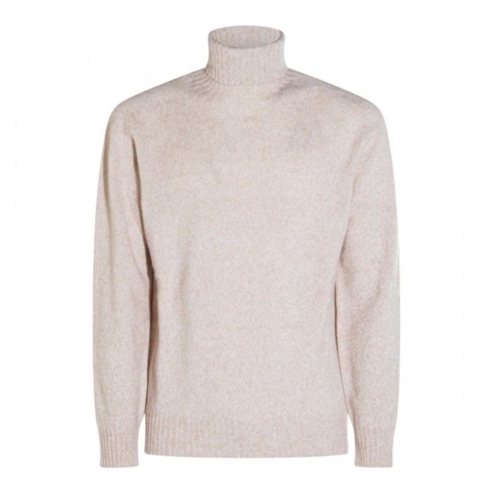 BEIGE WOOL KNITWEAR