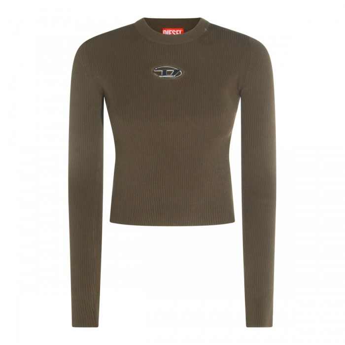 BROWN VISCOSE KNITWEAR