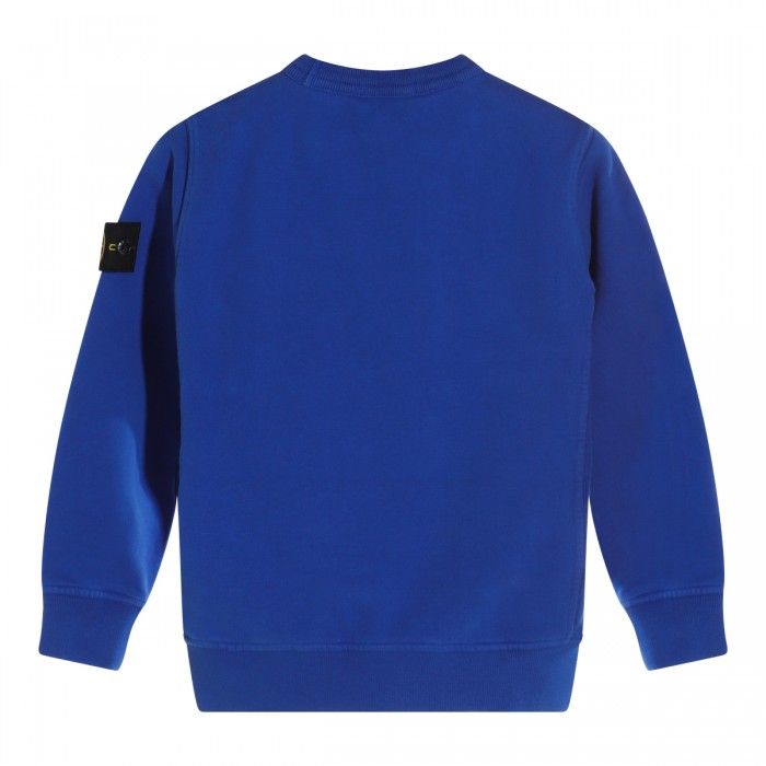 BLUE COTTON SWEATSHIRT 2