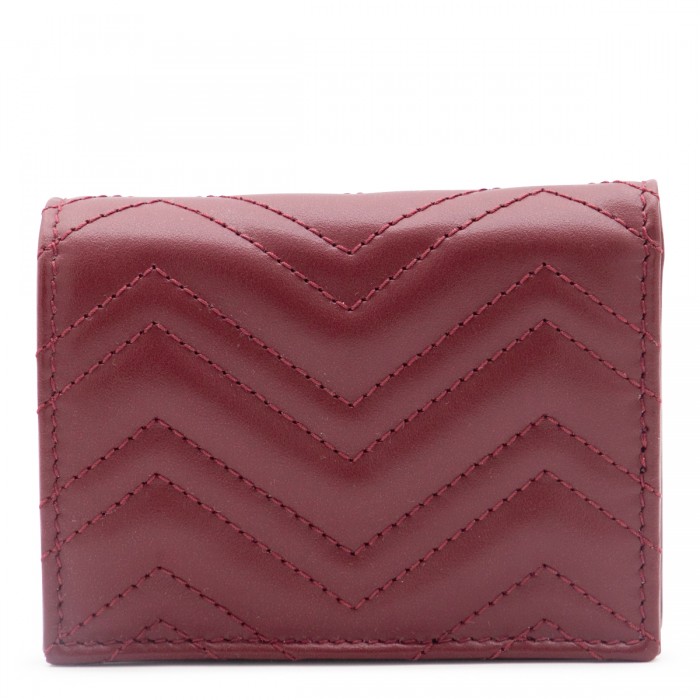 RED LEATHER MARMONT WALLET 2
