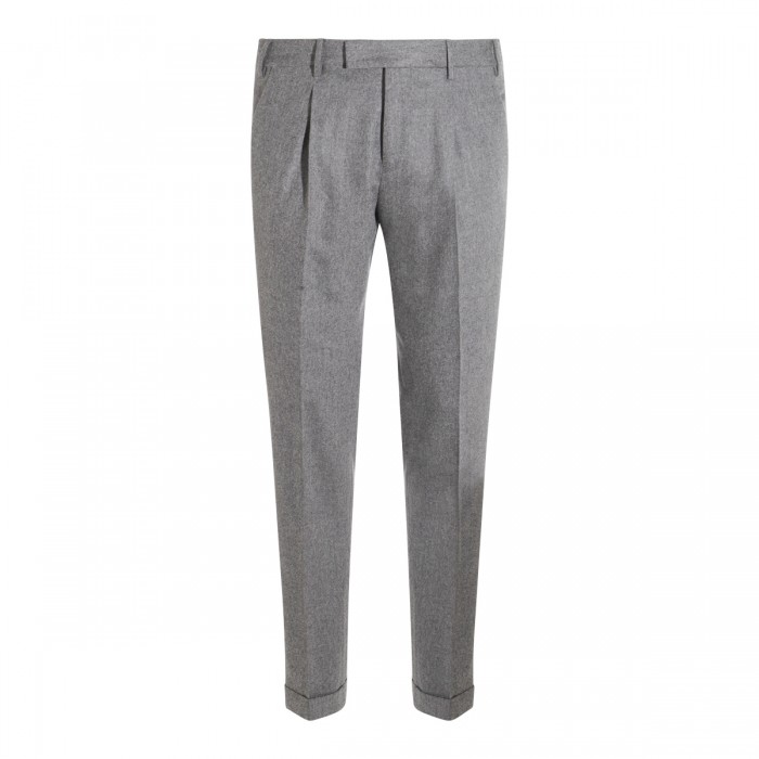 GREY WOOL PANTS