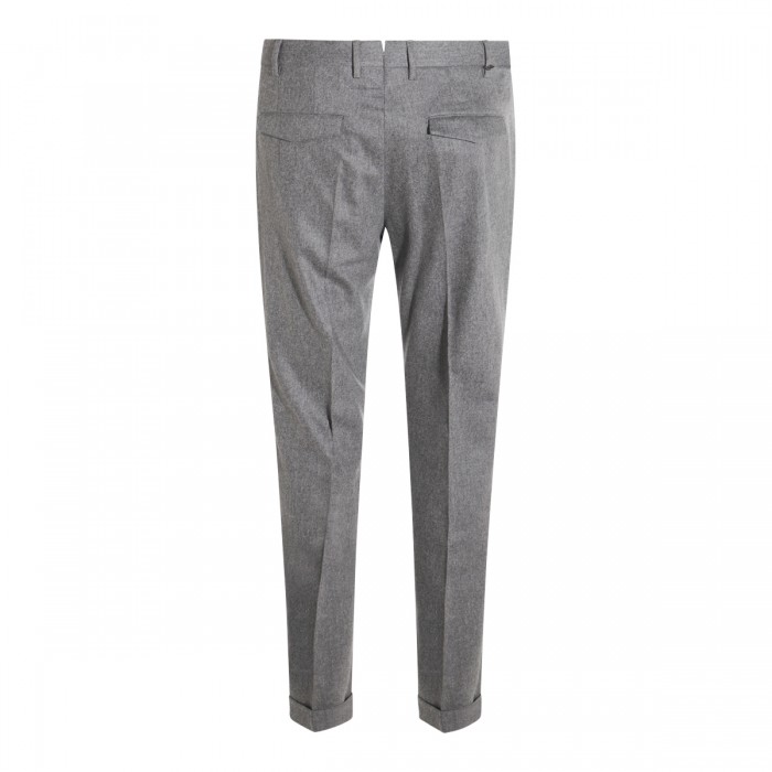 GREY WOOL PANTS 2