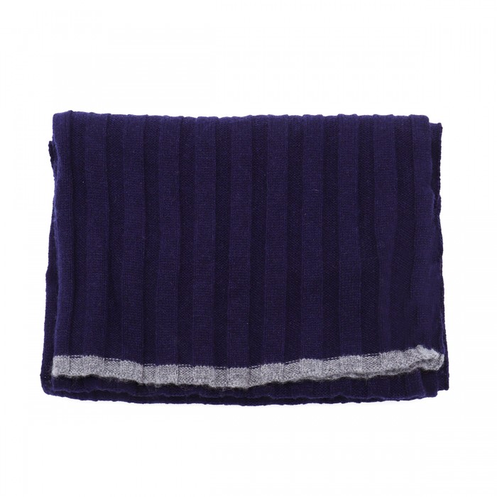 BLUE CASHMERE SCARF