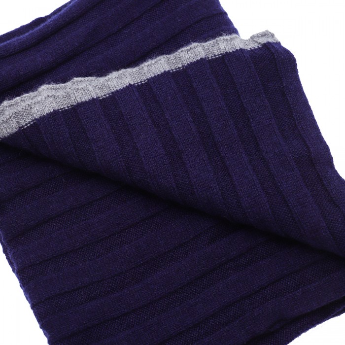 BLUE CASHMERE SCARF 2