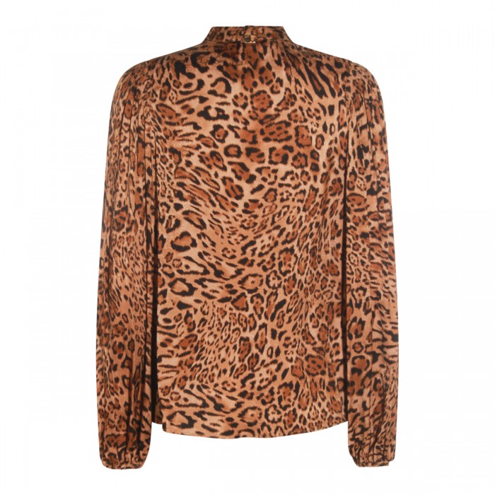 BROWN VISCOSE SHIRT 2