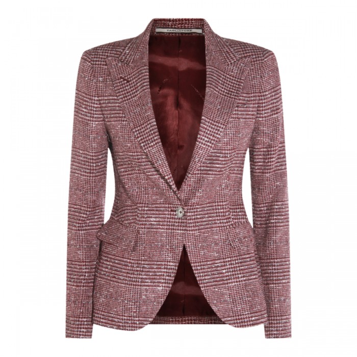 BORDEAUX WOOL BLAZER