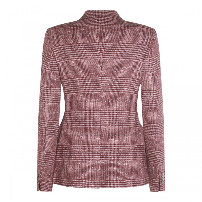 BORDEAUX WOOL BLAZER 2