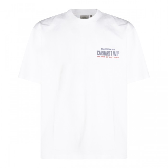 WHITE COTTON T-SHIRT