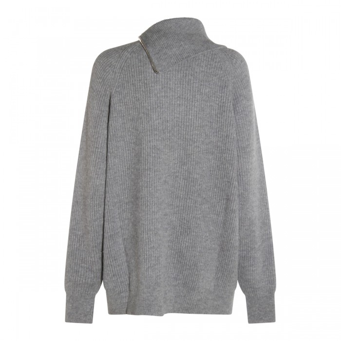 GREY WOOL KNITWEAR 2