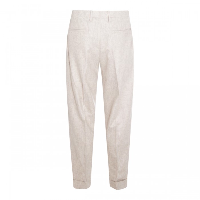 BEIGE WOOL PANTS 2