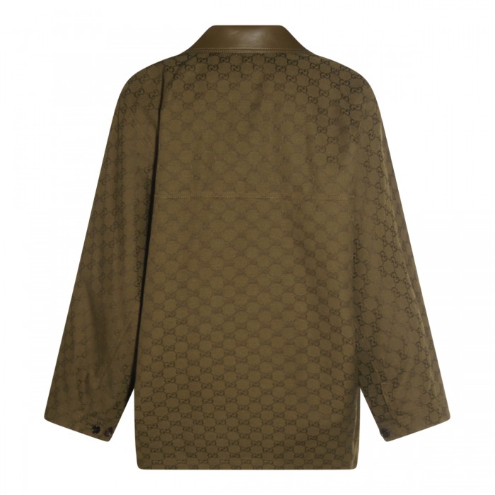 DARK GREEN COTTON CASUAL... 2