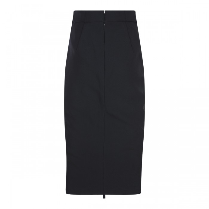 BLACK MIDI SKIRT 2