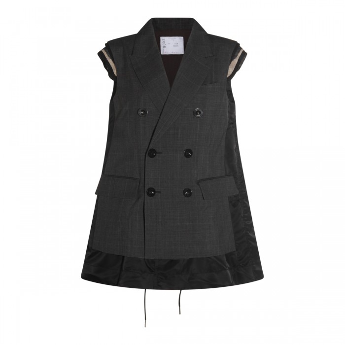 GREY WOOL BLAZER