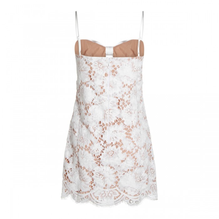 WHITE COTTON MINI DRESS 2