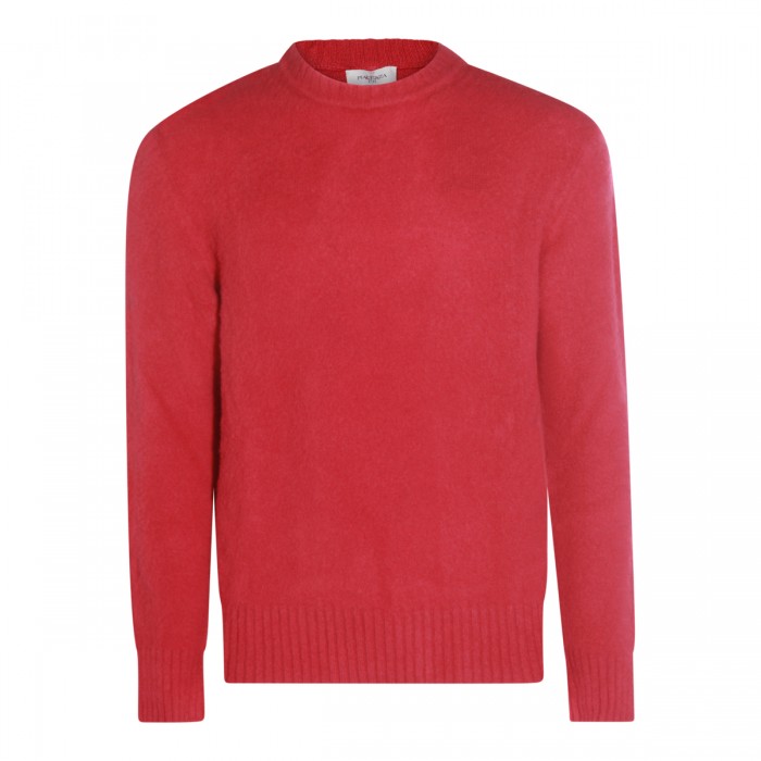 RED WOOL KNITWEAR