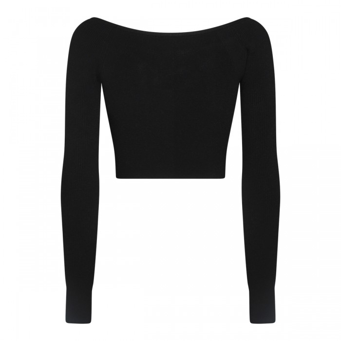 BLACK VISCOSE KNITWEAR 2