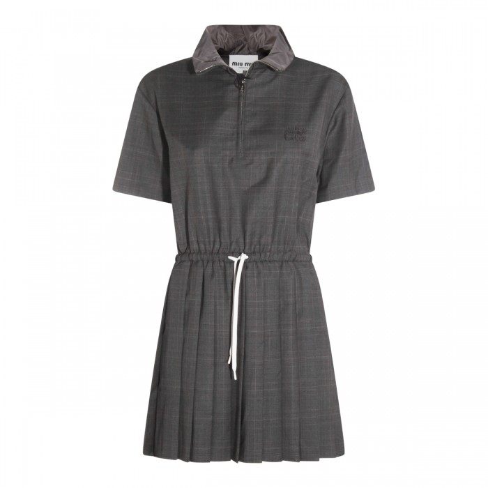 GREY WOOL DRESS