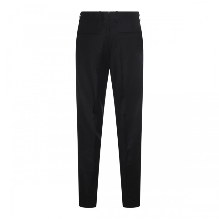 BLACK WOOL PANTS 2