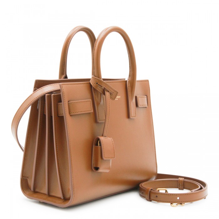 BROWN LEATHER SAC DE JOUR... 2